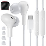 Auriculares Con Cable Para iPhone 15 Pro Max Samsung S23 Fe