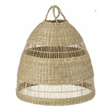 Lámpara Pantalla Colgante Seagrass/ Bambu/fibras Naturales