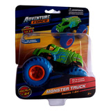 Carro Monster Truck 1:64 - Dinosaurio - Adventure Force