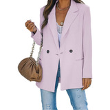 Blazer Casual Para Chaquetas Holgadas Para Mujer