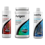 Kit Seachem Prime 250ml + Stability 250ml + Purigen 250ml