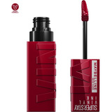 Labial Maybelline Super Stay Vinyl Ink Royal Acabado Brillo