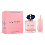 Set Giorgio Armani My Way 90ml Edp Volumen De La Unidad 90 Ml