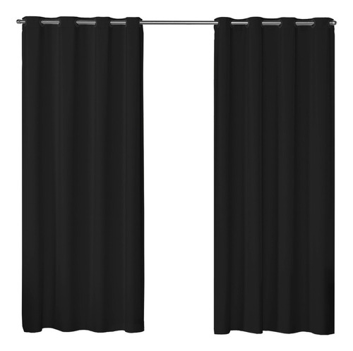 Cortina Blackout De Pvc 2,80m X 2,30m Preto