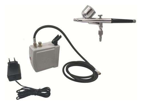 Kit Aerografia Onetools - Mini Compressor + Aerógrafo 0,2mm