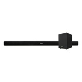 Barra De Sonido Con Subwoofer Bluetooth Fm Usb Aux Sbar-0002 Color Negro