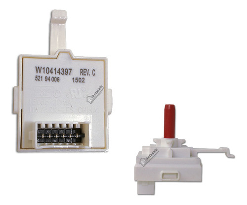 Switch Selector Lavadora Whirlpool 3 Posiciones W10414397