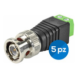 Set 5 Conector Epcom Ttrg17 Bnc Macho Cn Terminales Tornillo