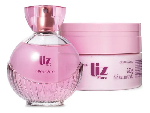 Combo Liz Flora Des Colônia 100ml + Hidratante 250g + Brinde