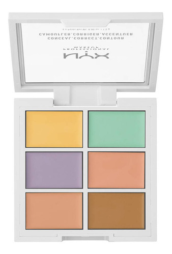 Paleta De Corretivos Nyx Professional Makeup 6 Tons 3cp04