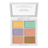 Paleta De Corretivos Nyx Professional Makeup 6 Tons 3cp04