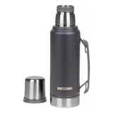 Termo Acero Waterdog Ombu 1l Gris Manija Pico Cebador  