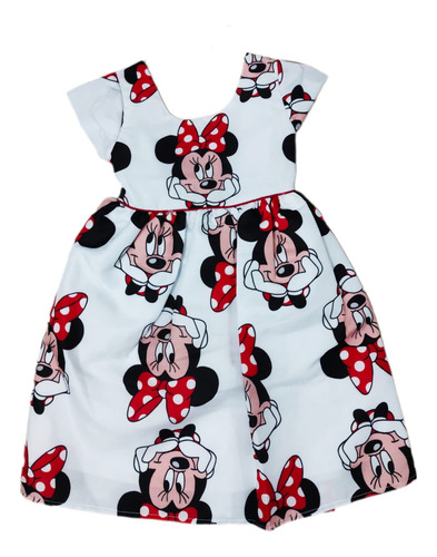 Vestido De Niña Bebé Minnie Mouse 