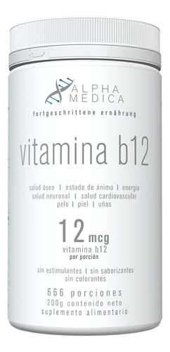 Alpha Medica Vitamina B12 666sv 200g