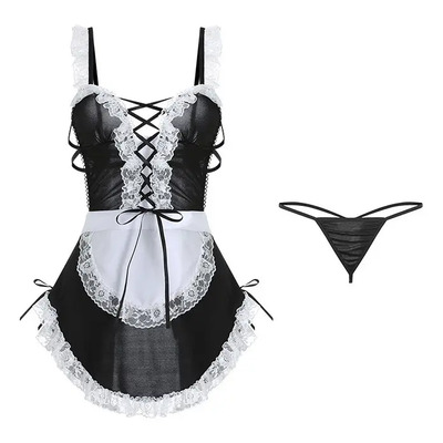 Ny 1 Conjunto De Lencería Erótica De Traje De Mucama Sexi