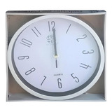 Relógio De Parede Exato Cozinha Sala Clássico 25cm Moderno Cor Da Estrutura Prata