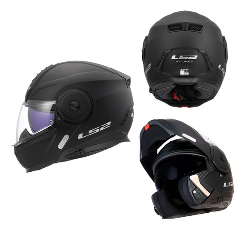 Casco Moto Ls2 Scope Ii Ff902 Abatible Pinlock Ece22 06 | Meses sin interés
