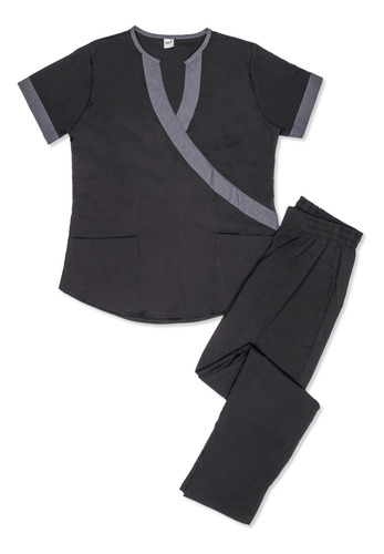 Ambo Oh! Wear Uniforme - Amalia Sparciel Negro Con Denim