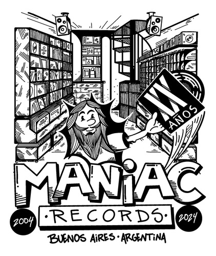 Maniac Records Tote Bag