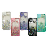 Fundas Brillos Y Mariposa Para Samsung A04 E A13 A14 A23 A24