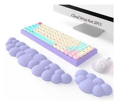 Reposamuñecas En Forma De Nube Para Teclado Y Mouse