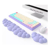 Reposamuñecas En Forma De Nube Para Teclado Y Ratón