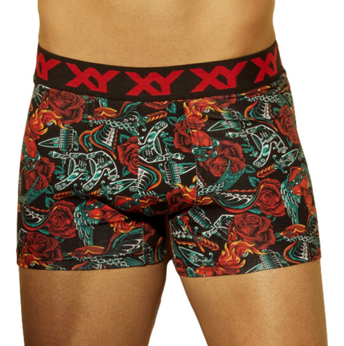 Pack X2 Boxer Xy Cromosoma Algodón Y Lycra Estampado Surtido