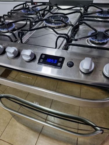 Cocina Electrolux 5 Hornallas Doble Horno Digital Multigas 