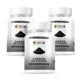 Bio B 3 Pack De 60 Cápsulas De Carbón Activado De Coco Sabor N/a