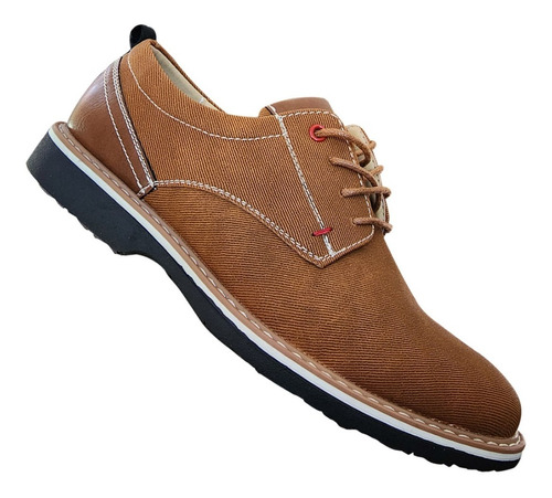 Zapatos Casual Oxfords Ejecutivo Tendencia Camel 3227