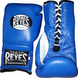 Guantes Cleto Reyes Azul Con Agujeta 16 Oz