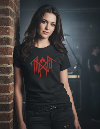 Playera Sleep Token Metal Alternativo Red Mujer