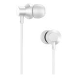 Auriculares Lenovo Stereo Qf320 3.5mm Con Micrófono Color Blanco