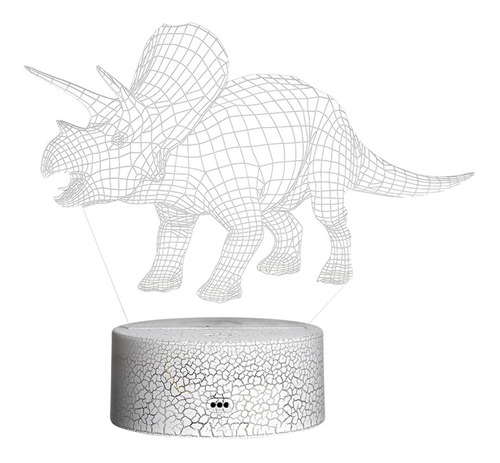 Lamparas Led 3d Con Control Remotovarios Motivos Dinosaurios