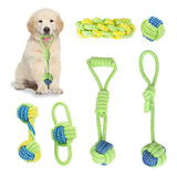 7pcs Juguete De Cuerda Para Perro Interactivo