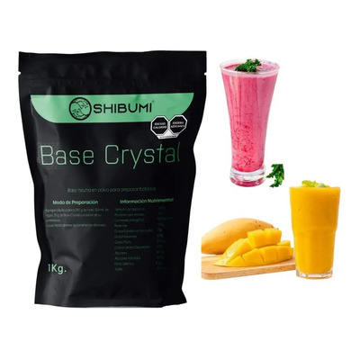 Base Shibumi Crystal Frappé Para Bebidas 1 Kg 24g Por Poción | MercadoLibre