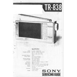 Esquema Radio Sony Tr838 Tr 838 Em Pdf