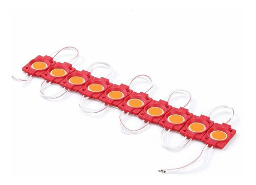 20 Módulos De 9 Led Cob Plasma Redondos Alta Intensidad 2.4w