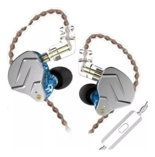Kz Zsn Pro Audífonos In Ear Con Mic (azul)