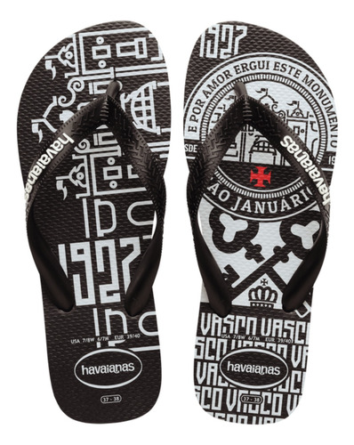 Chinelos Havaianas Top Times Do Rio - Oficial Original