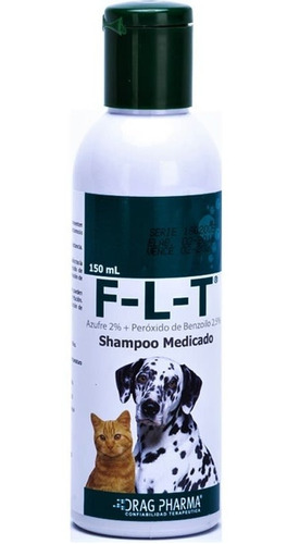 Shampoo Medicado Flt Para Perros Y Gatos 150 Ml