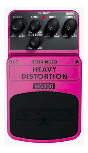 Pedal Behringer Hd300 Para Guitarra Heavy Distortion