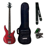 Baixo Elétrico Yamaha 4 Cordas Trbx174 C/ Bag E Afinador