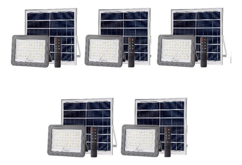 Reflector Led 200w X5un. Panel Solar Exterior Alta Potencia