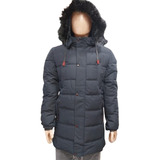 Campera Parka Importada Hombre Capucha Desmontale Con Piel