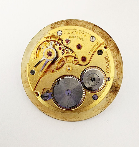 Maquina De Reloj Zenith Con Agujas Y Cuadrante Calibre 40