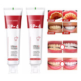 Sp4 + Sp7 Probiotics Pasta Dental Blanqueador Limpiador*2