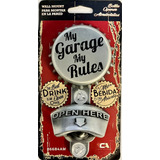 Destapador Botellas Pared Vintage My Garage My Rules Retro