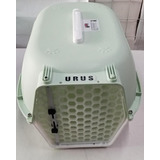 Transportadora P/ Perro Urus Mini Puerta Plastico Urhp-c01s Color Verde