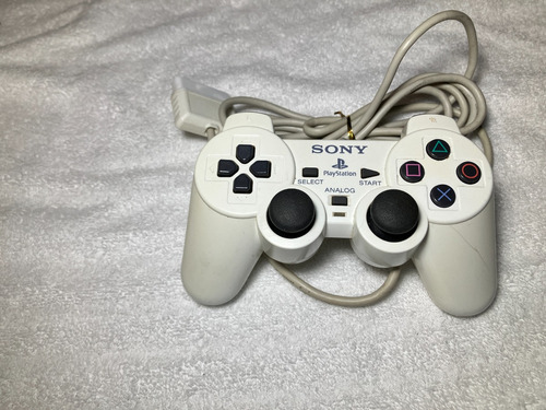 Controle Origin Sony Ps2 Playstation2 Dualshock Branco Trinc